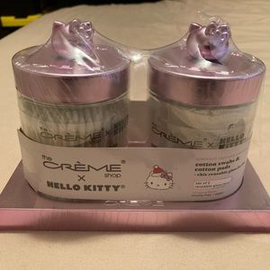 The Crème Shop x Hello Kitty Cotton Swabs and Pads Set